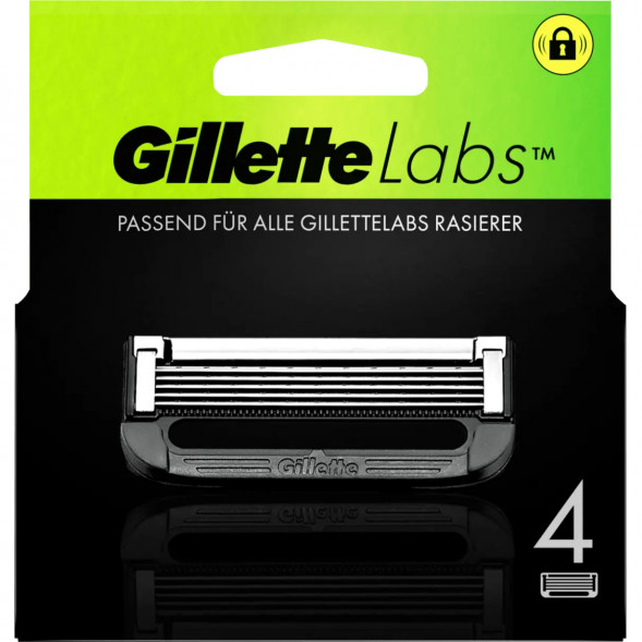 Лезвия для бритвы Gillette Labs, 4 шт. во Владивостоке