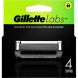 Лезвия для бритвы Gillette Labs, 4 шт. во Владивостоке