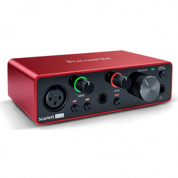 Внешняя звуковая карта FOCUSRITE Scarlett Solo 3rd Gen во Владивостоке