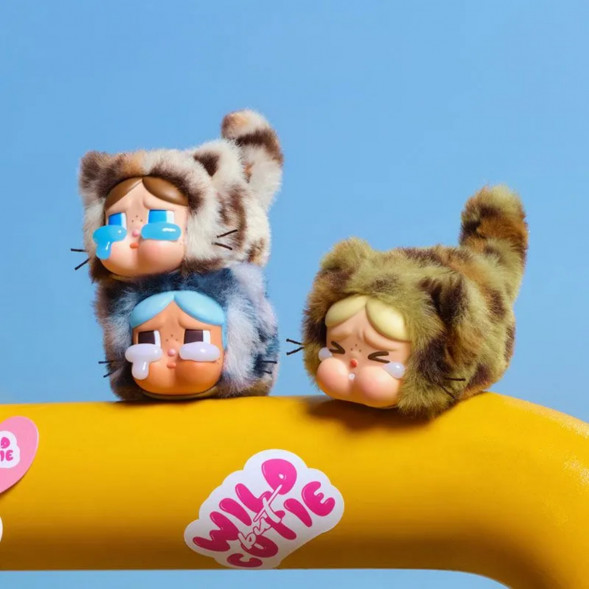 Коллекционная фигурка POP MART CRYBABY Wild But Cutie Series - Vinyl Plush Pendant Blind Box во Владивостоке