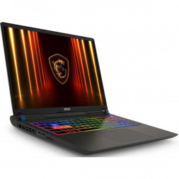 Ноутбук MSI Vector A16 HX A8WHG-033XRU (16", IPS, AMD Ryzen 9 8940HX 2.4ГГц, 16-ядерный, 16ГБ DDR5, 1ТБ SSD, NVIDIA GeForce RTX 5070 Ti 12 ГБ, без ОС), серый космос