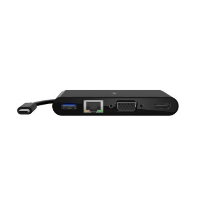 Док-станция Belkin USB-C Multimedia + Charge Adapter AVC004btBK, черный во Владивостоке