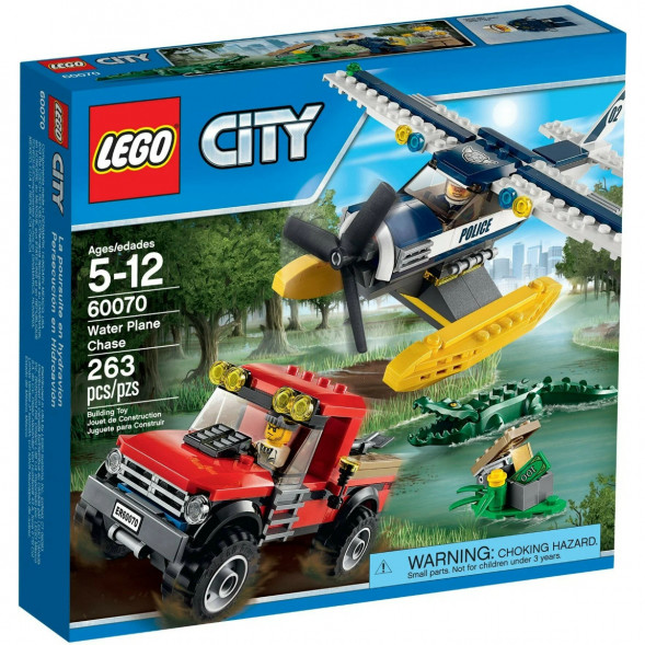 Конструктор LEGO City 60070 Погоня на полицейском гидроплане во Владивостоке