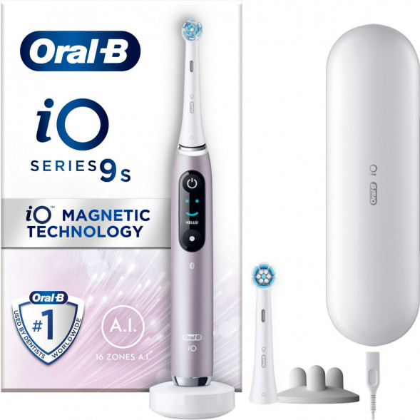 Электрическая зубная щетка Oral-B iO Series 9s (387194), Розовый кварц во Владивостоке