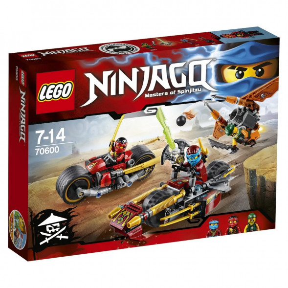 Конструктор LEGO Ninjago 70600 Погоня на мотоциклах во Владивостоке