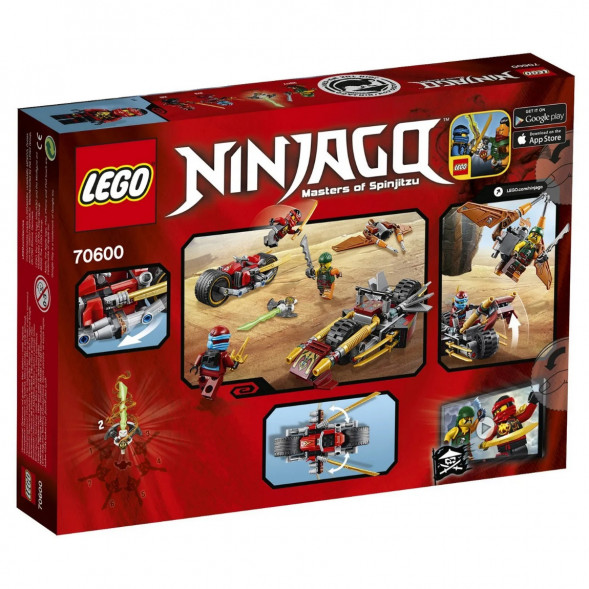 Конструктор LEGO Ninjago 70600 Погоня на мотоциклах во Владивостоке