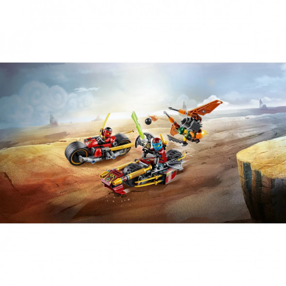 Конструктор LEGO Ninjago 70600 Погоня на мотоциклах во Владивостоке