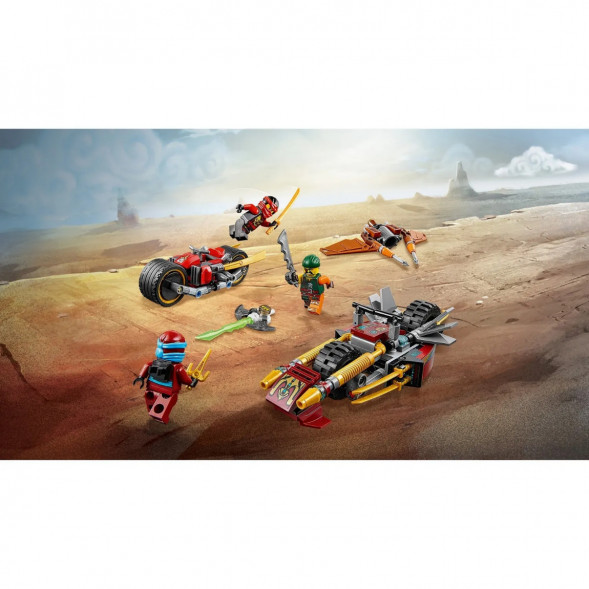 Конструктор LEGO Ninjago 70600 Погоня на мотоциклах во Владивостоке