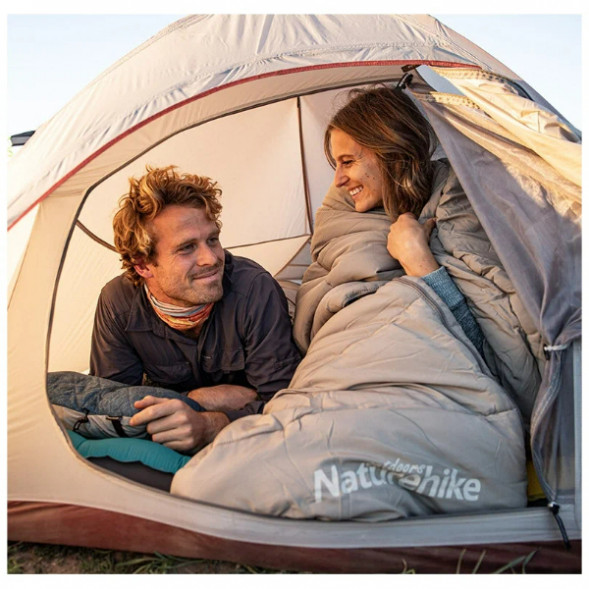 Спальный мешок Naturehike Envelope M180 (правый), зелёный во Владивостоке