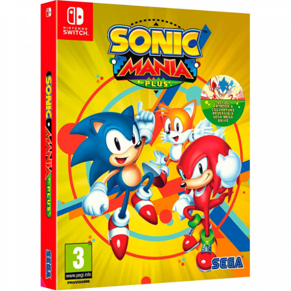 Sonic Mania Plus + Артбук (Nintendo Switch, Английская версия) во Владивостоке