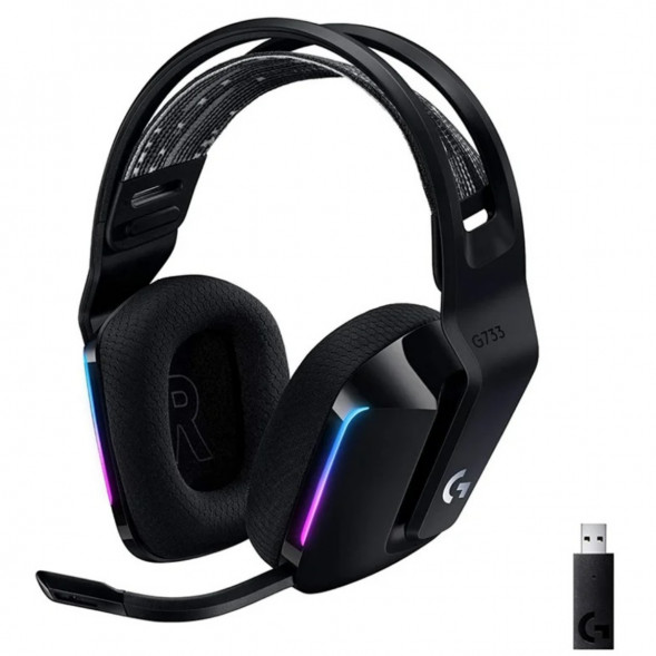 Игровая гарнитура Logitech G733 RGB Lightspeed Wireless, черный во Владивостоке