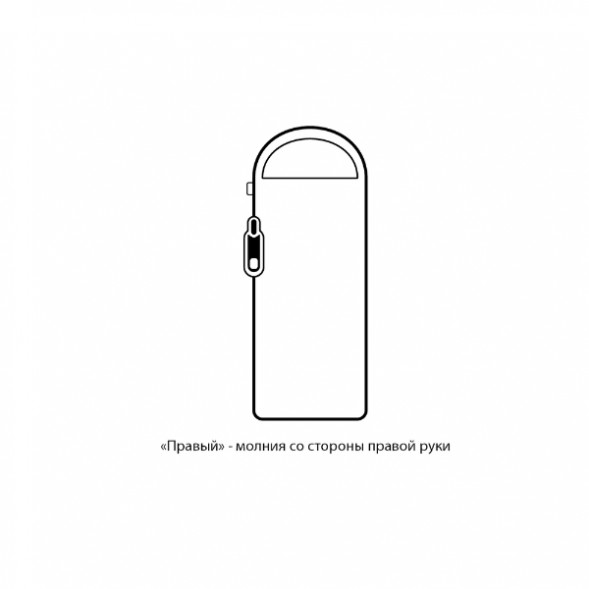 Спальный мешок Naturehike Envelope M180 (левый), зелёный во Владивостоке
