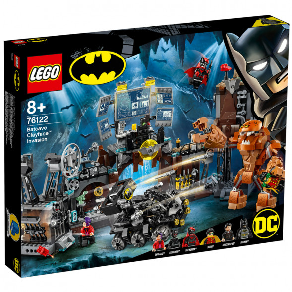 Конструктор LEGO Super Heroes 76122 Вторжение Глиноликого в бэт-пещеру во Владивостоке