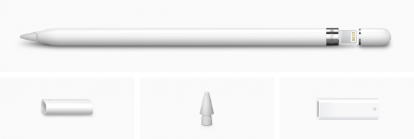 Стилус Apple Pencil (1-го поколения) с USB-C to Apple Pencil адаптером (MQLY3) во Владивостоке