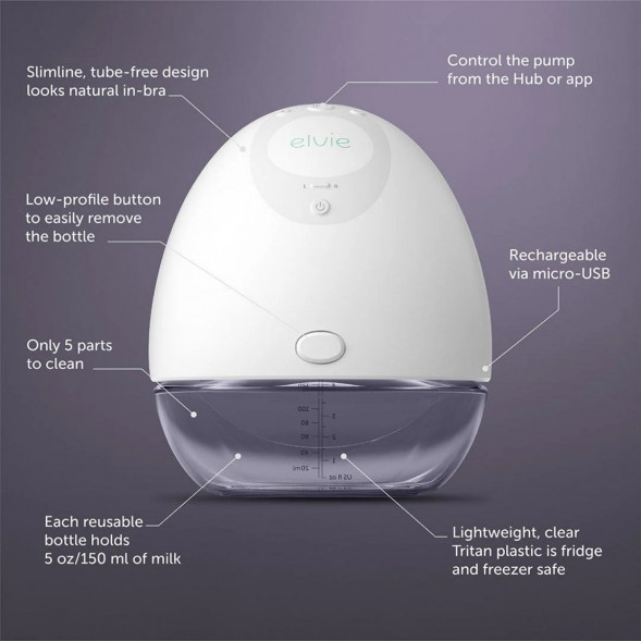 Молокоотсос Elvie Pump - Double Electric Breast Pump во Владивостоке
