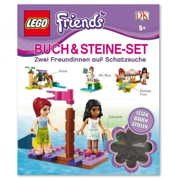 Книга и набор кубиков LEGO Friends Buch &amp;amp; Steine-Set Zwei Freundinnen auf Schatzsuche во Владивостоке