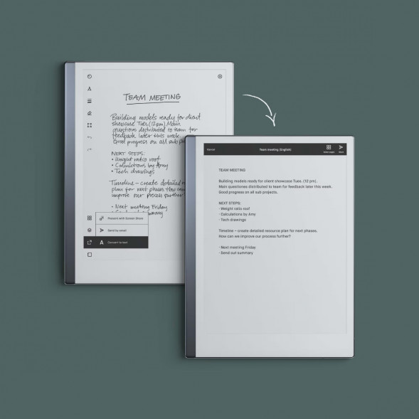 Графический планшет reMarkable 2 со стилусом Marker Plus и чехлом Book Folio серый (RM114) во Владивостоке