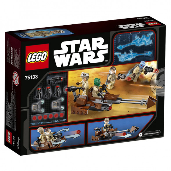 Конструктор LEGO Star Wars 75133 Боевой набор Повстанцев во Владивостоке