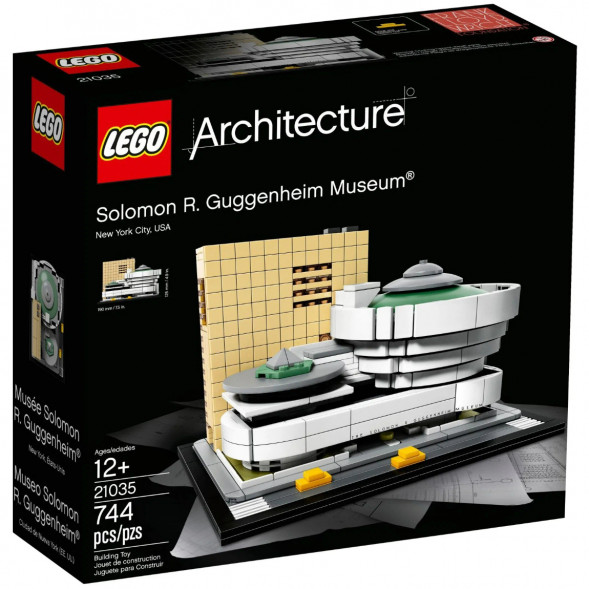 Конструктор LEGO Architecture 21035 Музей Соломона Гуггенхайма во Владивостоке
