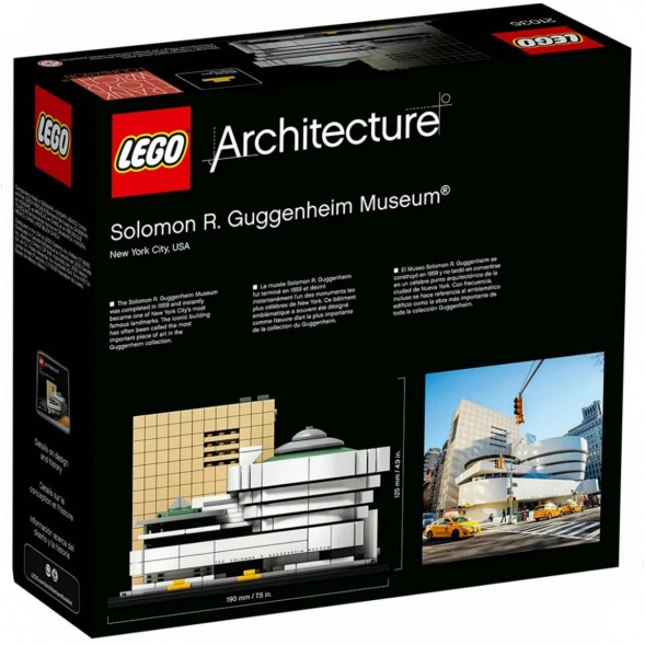 Конструктор LEGO Architecture 21035 Музей Соломона Гуггенхайма во Владивостоке