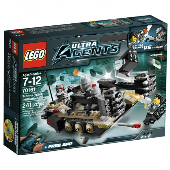 Конструктор LEGO Ultra Agents 70161 Проникновение гусеничного танка Тремора во Владивостоке