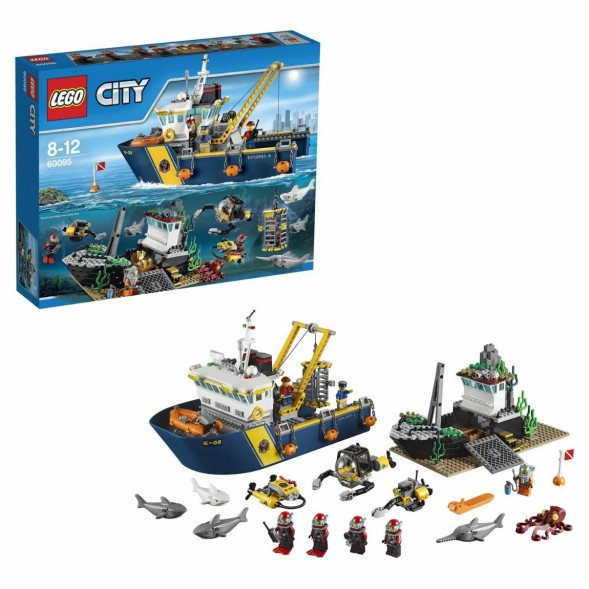 Конструктор LEGO City 60095 Корабль исследователей морских глубин во Владивостоке