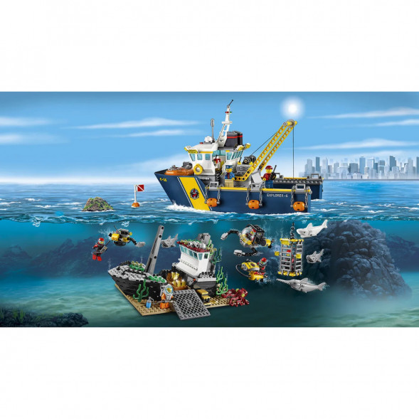 Конструктор LEGO City 60095 Корабль исследователей морских глубин во Владивостоке