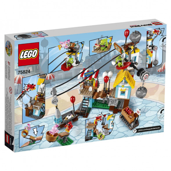 Конструктор LEGO Angry Birds 75824 Разгром Свинограда во Владивостоке
