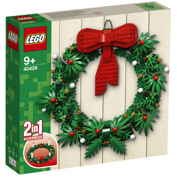 Конструктор LEGO 40426 Сувенирный набор «Рождественский венок» 2 в 1 во Владивостоке