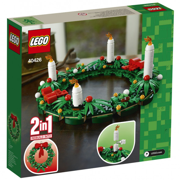 Конструктор LEGO 40426 Сувенирный набор «Рождественский венок» 2 в 1 во Владивостоке