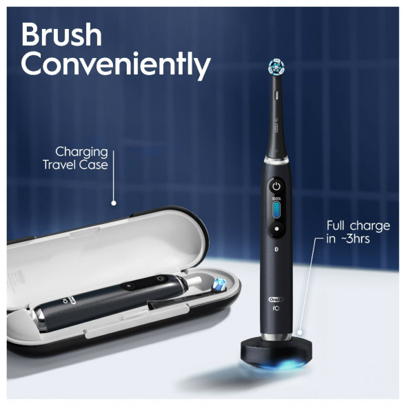 Электрическая зубная щетка Oral-B iO Series 9s (387071), Black Onyx во Владивостоке