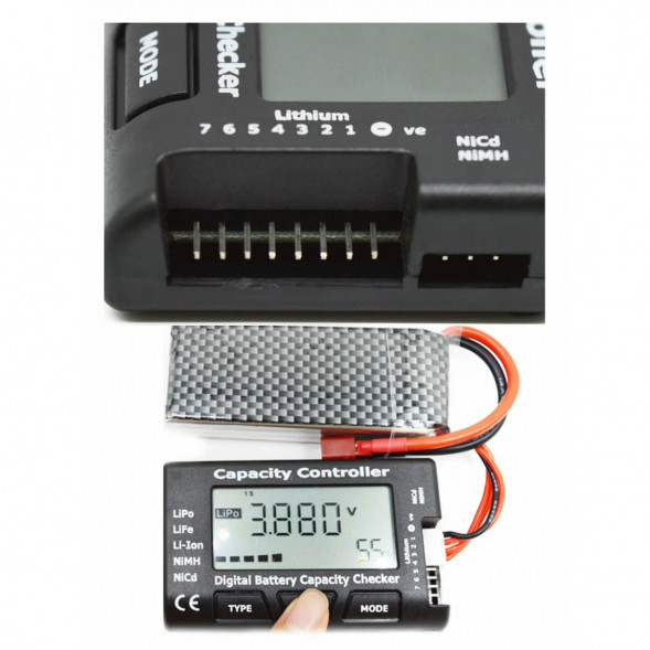 Тестер ёмкости аккумулятора CellMeter-7 с функцией балансировки ячеек во Владивостоке
