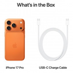 Смартфон Apple iPhone 17 Pro 512 ГБ DualSim, Cosmic Orange