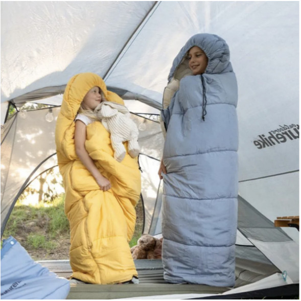 Спальный мешок Naturehike C180 (190x75см), желтый во Владивостоке