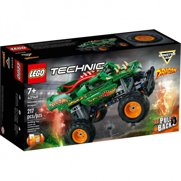 Конструктор LEGO Technic 42149 Монстер Джем «Дракон» во Владивостоке