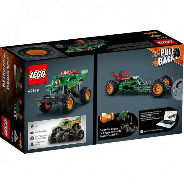 Конструктор LEGO Technic 42149 Монстер Джем «Дракон» во Владивостоке