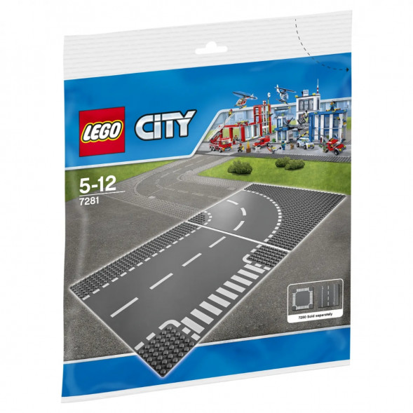 Конструктор LEGO City 7281 Т-образный перекрёсток и поворот во Владивостоке