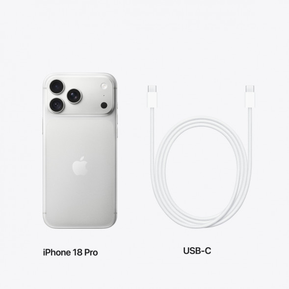 Смартфон Apple iPhone 18 Pro 512GB (eSIM), Silver во Владивостоке