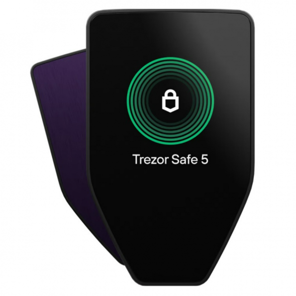 Аппаратный криптокошелек Trezor Safe 5, Violet Ore во Владивостоке