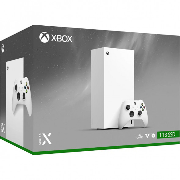 Игровая приставка Microsoft Xbox Series X Digital Edition, 1 ТБ, белый во Владивостоке