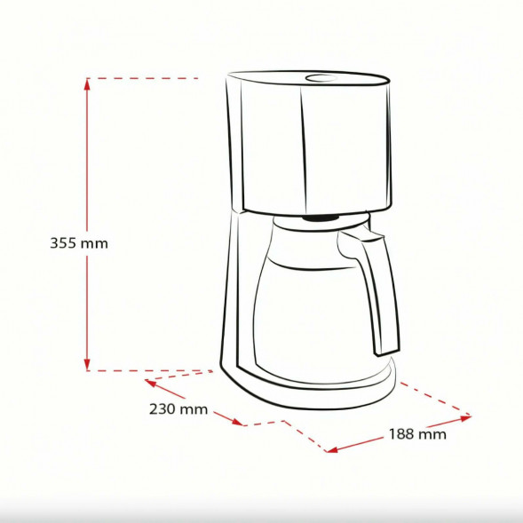 Кофеварка капельная Melitta Enjoy Top Therm, черная во Владивостоке