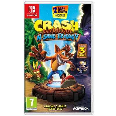Игра Crash Bandicoot N-Sane Trilogy для (Switch, английский язык) во Владивостоке