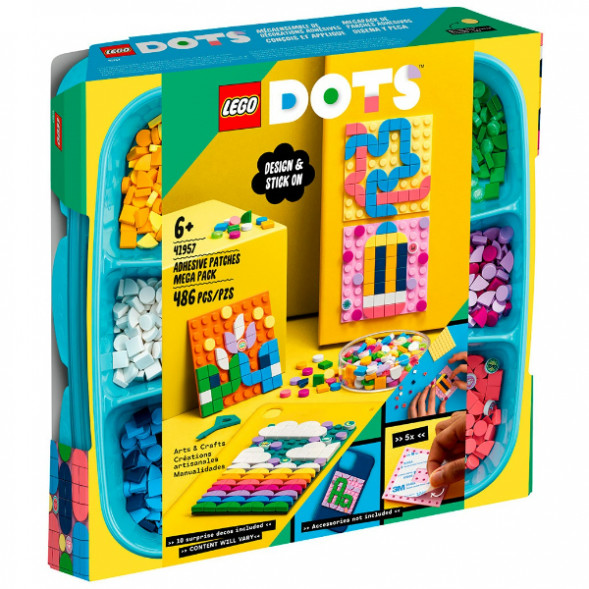 Конструктор LEGO DOTS 41957 Большой набор пластин-наклеек с тайлами во Владивостоке