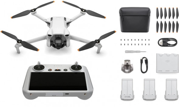 Квадрокоптер DJI Mini 3 Fly More Combo Plus (DJI RC) во Владивостоке