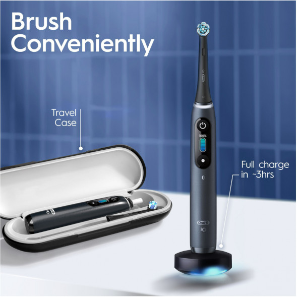 Электрическая зубная щетка Oral-B iO Series 8s, Black Onyx во Владивостоке