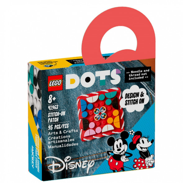 Конструктор LEGO DOTS 41963 Пластина-нашивка с тайлами «Микки и Минни Маус» во Владивостоке