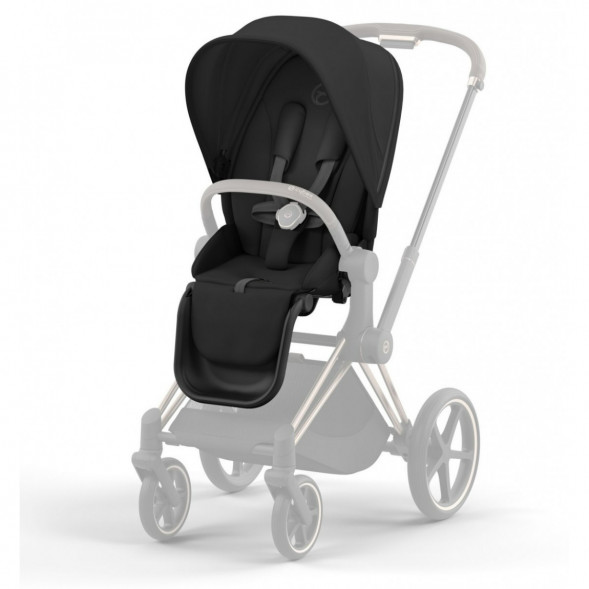 Коляска 2 в 1 Cybex Priam IV Sepia Black, шасси Rosegold во Владивостоке
