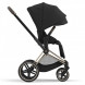 Коляска 2 в 1 Cybex Priam IV Sepia Black, шасси Rosegold во Владивостоке
