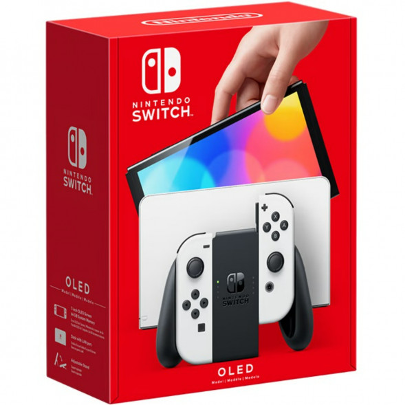 Игровая приставка Nintendo Switch OLED 64 ГБ, белый  во Владивостоке