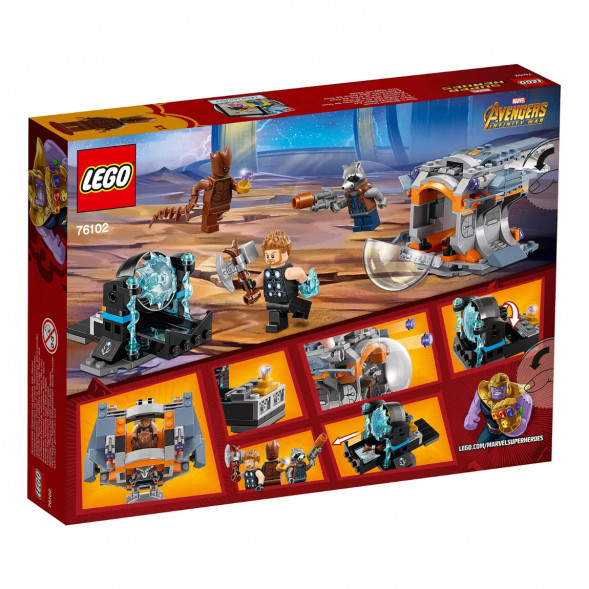 Конструктор LEGO Super Heroes 76102 Война бесконечности: В поисках оружия Тора во Владивостоке